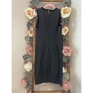 Sleeveless Black Midi Dress with Back Zip Lauren Ralph Lauren EUC